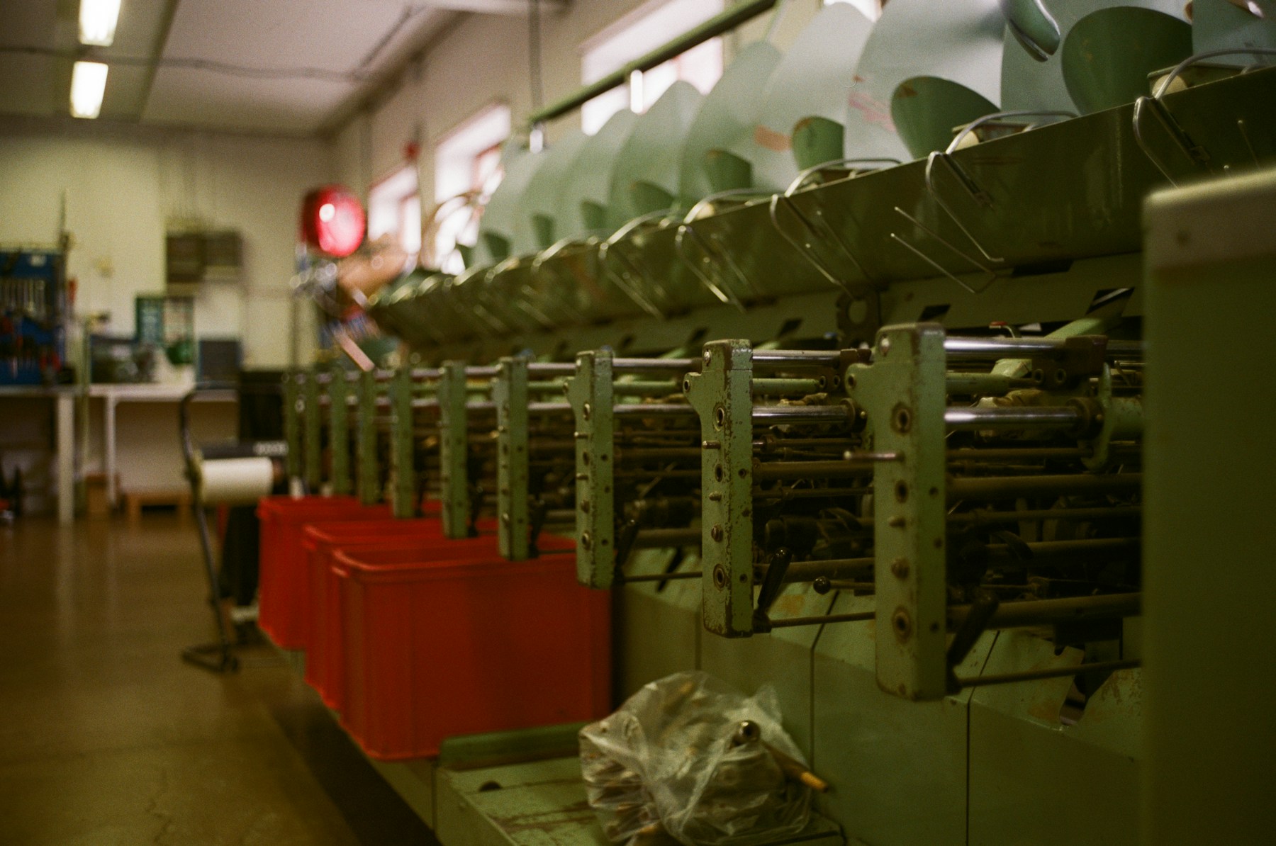 服装生产工位细节